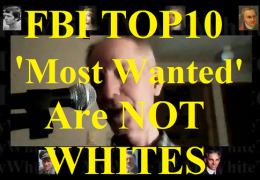 FBI LIES, Says 7 of 'Top 10' Are Whites